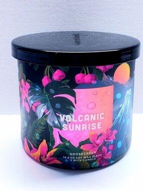 Goose Creek VOLCANIC SUNRISE Large 3-Wick Scented Candle, 14.5 Oz